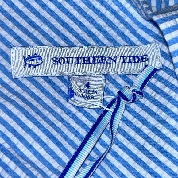 Southern Tide Baxlee Seersucker Shift Dress - Picture 9 of 12